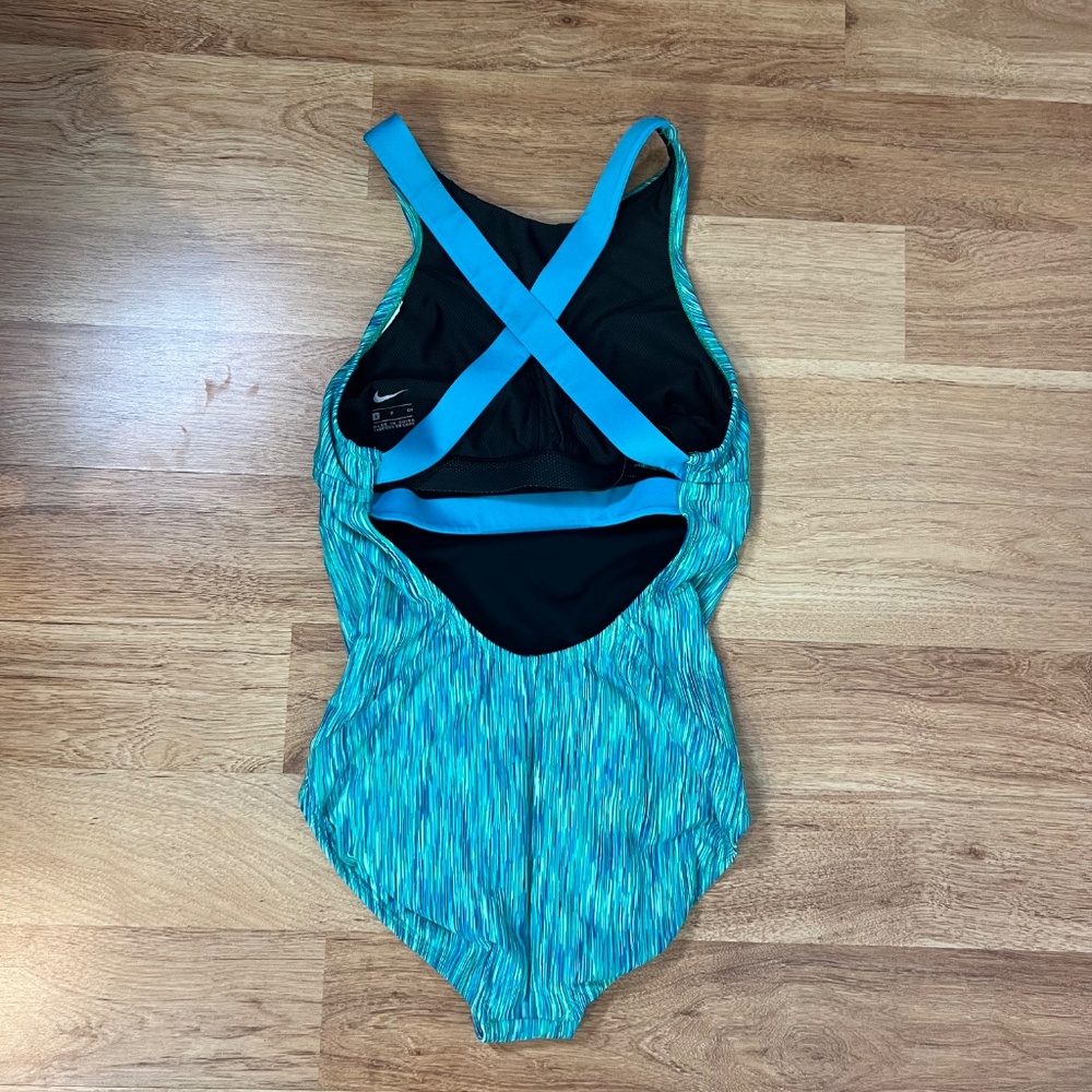 Nike Women’s Menta Rush Heather Full Coverage One Piece Swimsuit - Picture 7 of 9